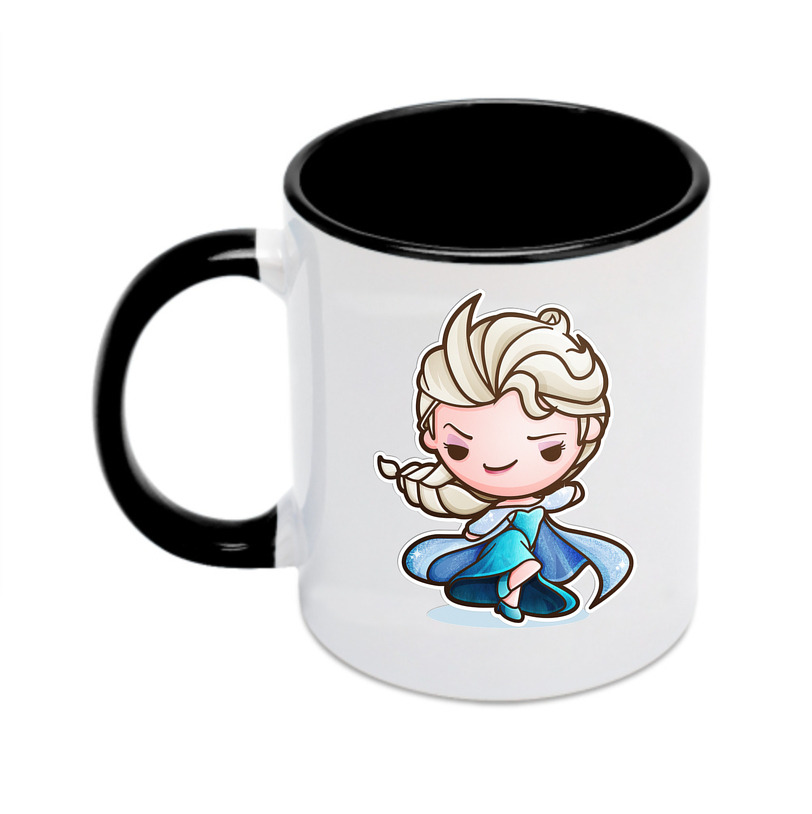 （画像用） アナと雪の女王 アンナ エルサ Frozen Anna Elsa カラーマグカップ