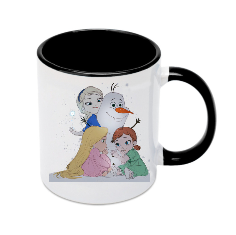 （画像用） アナと雪の女王 アンナ エルサ Frozen Anna Elsa カラーマグカップ