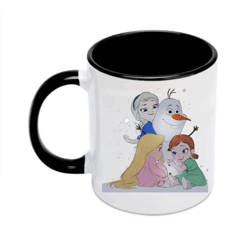 （画像用） アナと雪の女王 アンナ エルサ Frozen Anna Elsa カラーマグカップ
