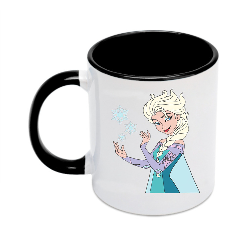 （画像用） アナと雪の女王 アンナ エルサ Frozen Anna Elsa カラーマグカップ