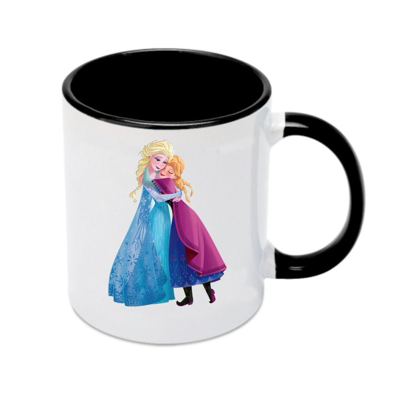 （画像用） アナと雪の女王 アンナ エルサ Frozen Anna Elsa カラーマグカップ