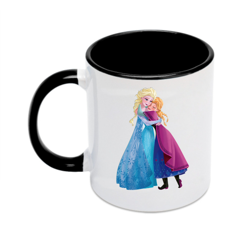 （画像用） アナと雪の女王 アンナ エルサ Frozen Anna Elsa カラーマグカップ