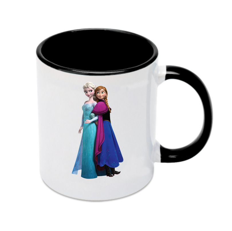 （画像用） アナと雪の女王 アンナ エルサ Frozen Anna Elsa カラーマグカップ