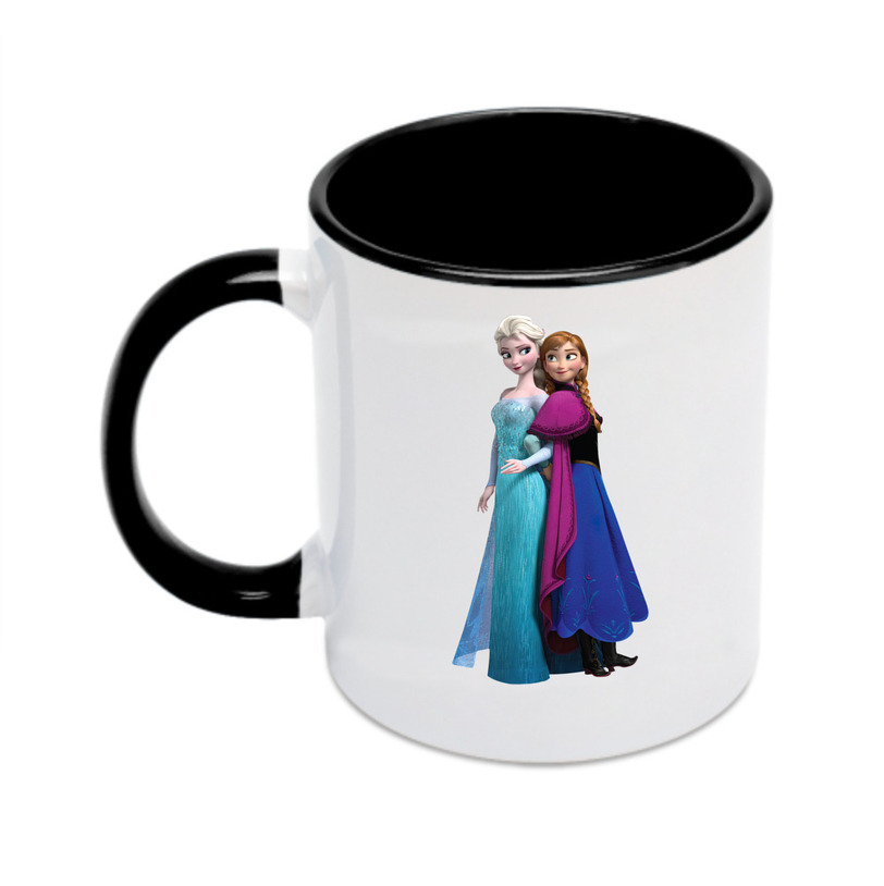 （画像用） アナと雪の女王 アンナ エルサ Frozen Anna Elsa カラーマグカップ