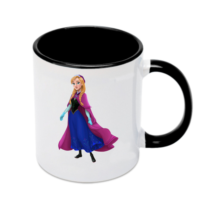 （画像用） アナと雪の女王 アンナ エルサ Frozen Anna Elsa カラーマグカップ