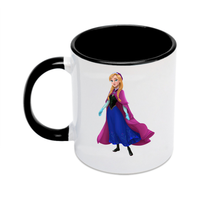 （画像用） アナと雪の女王 アンナ エルサ Frozen Anna Elsa カラーマグカップ