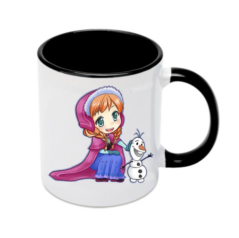 （画像用） アナと雪の女王 アンナ エルサ Frozen Anna Elsa カラーマグカップ