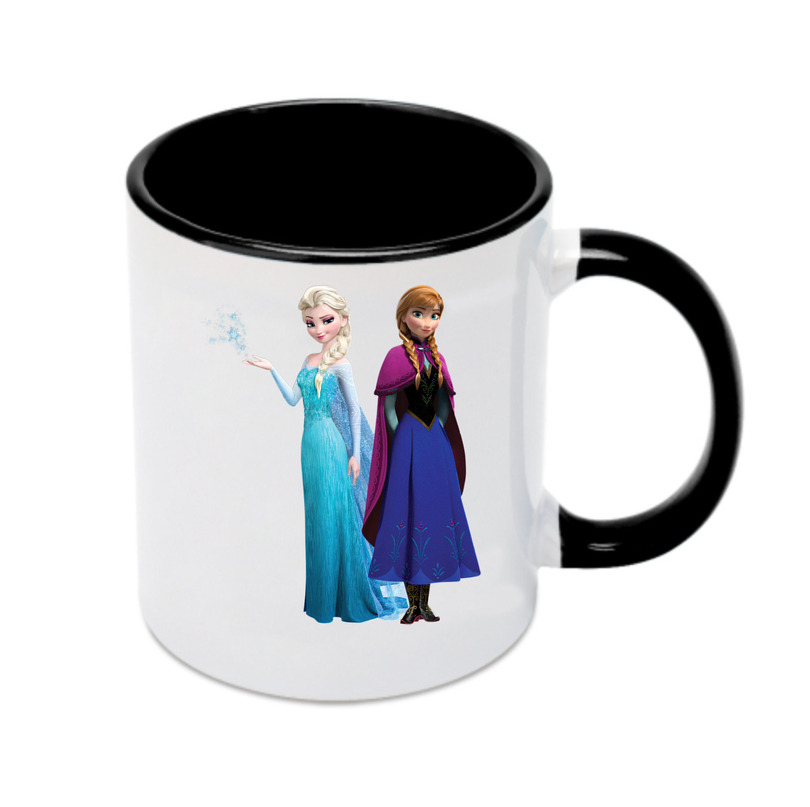 （画像用） アナと雪の女王 アンナ エルサ Frozen Anna Elsa カラーマグカップ