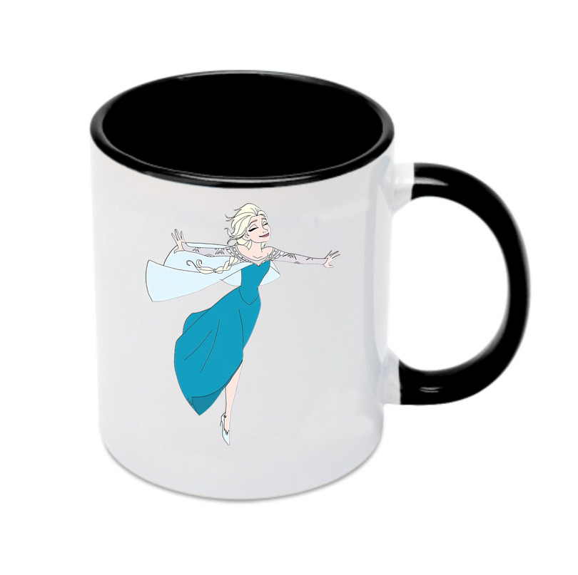 （画像用） アナと雪の女王 アンナ エルサ Frozen Anna Elsa カラーマグカップ