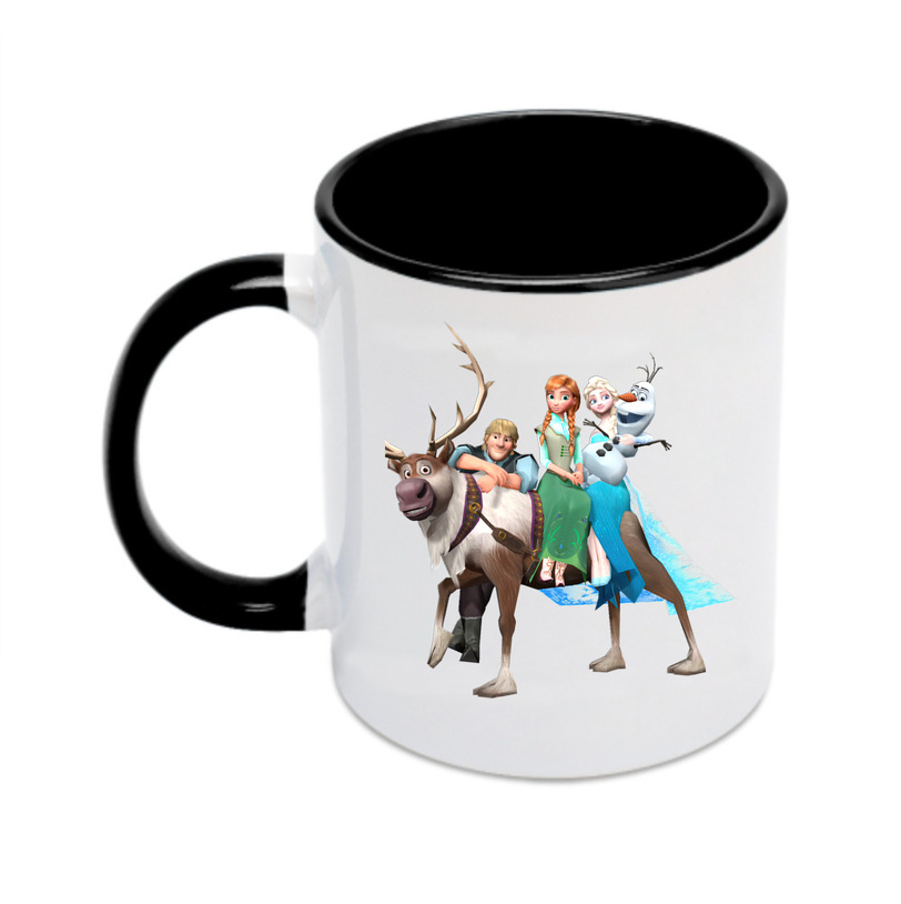 （画像用） アナと雪の女王 アンナ エルサ Frozen Anna Elsa カラーマグカップ
