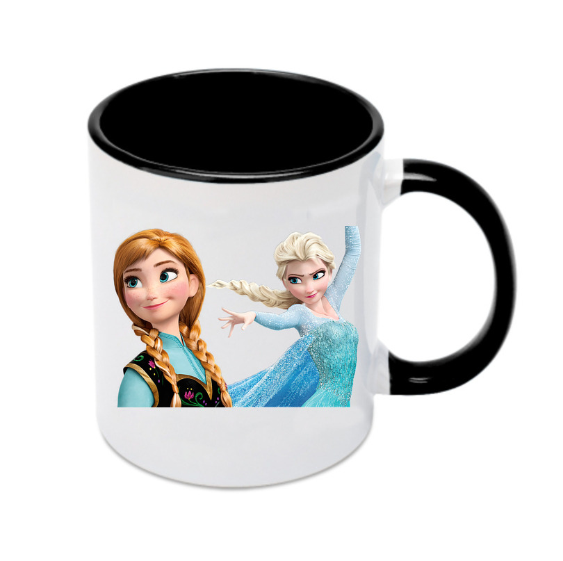 （画像用） アナと雪の女王 アンナ エルサ Frozen Anna Elsa カラーマグカップ
