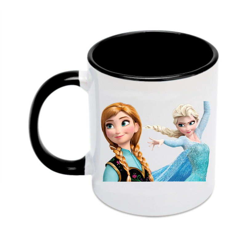 （画像用） アナと雪の女王 アンナ エルサ Frozen Anna Elsa カラーマグカップ