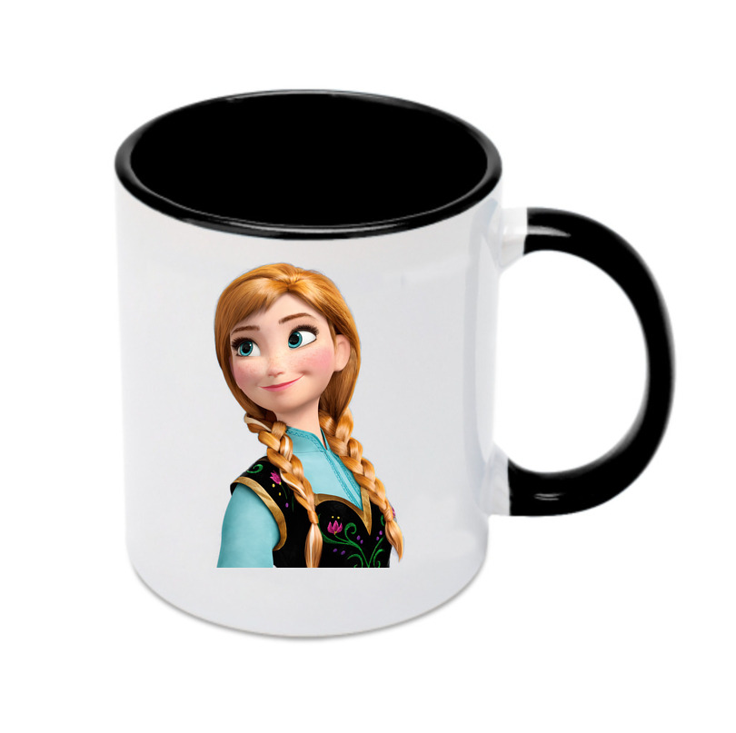 （画像用） アナと雪の女王 アンナ エルサ Frozen Anna Elsa カラーマグカップ