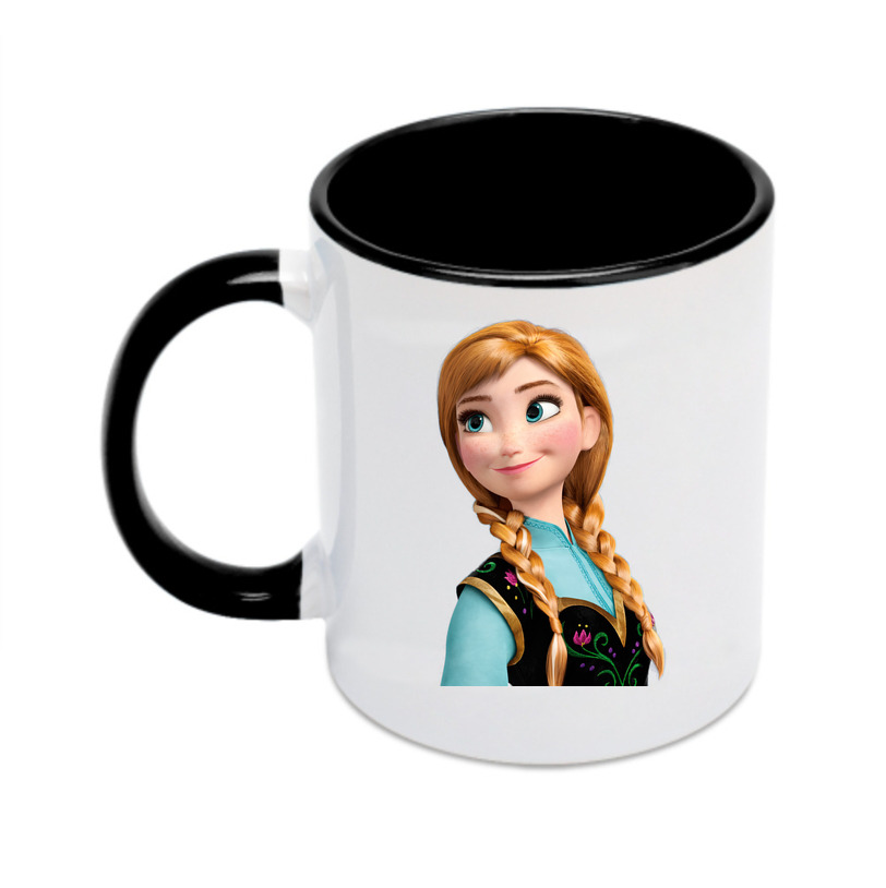 （画像用） アナと雪の女王 アンナ エルサ Frozen Anna Elsa カラーマグカップ