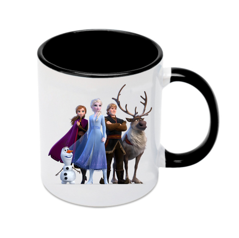 （画像用） アナと雪の女王 アンナ エルサ Frozen Anna Elsa カラーマグカップ