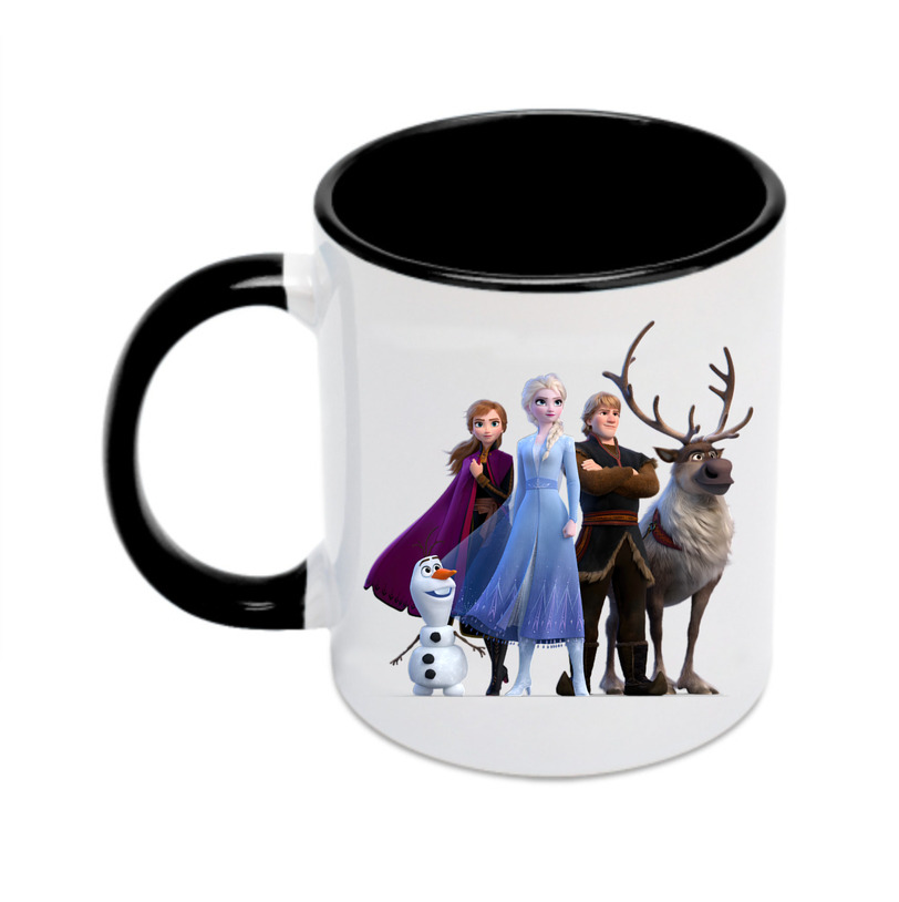 （画像用） アナと雪の女王 アンナ エルサ Frozen Anna Elsa カラーマグカップ