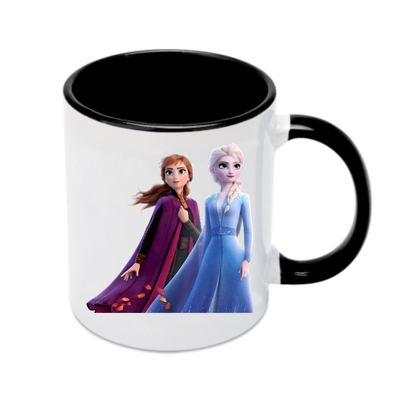 （画像用） アナと雪の女王 アンナ エルサ Frozen Anna Elsa カラーマグカップ