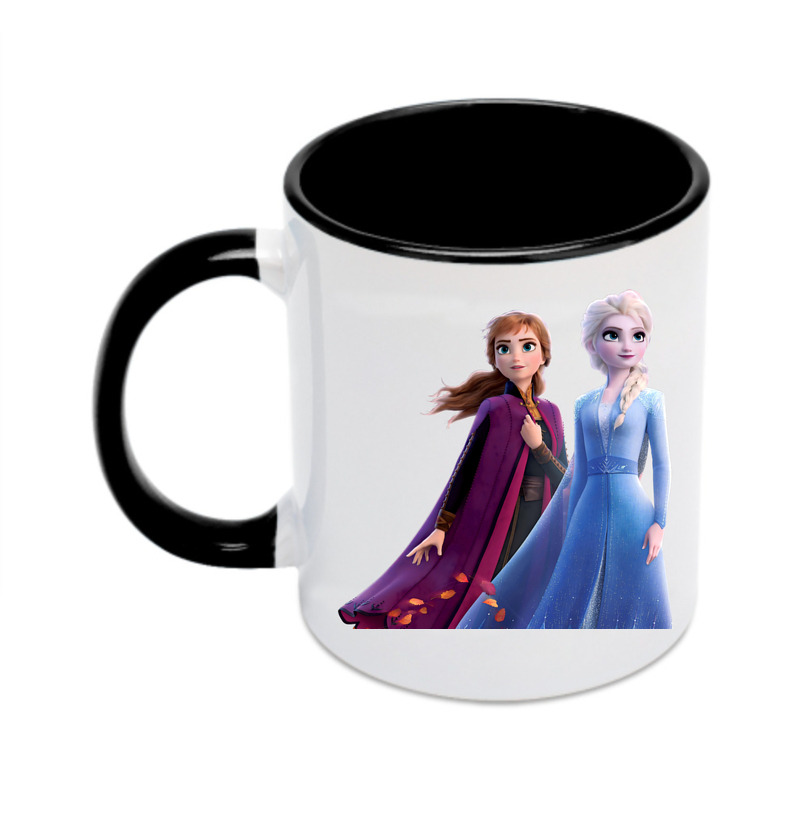 （画像用） アナと雪の女王 アンナ エルサ Frozen Anna Elsa カラーマグカップ