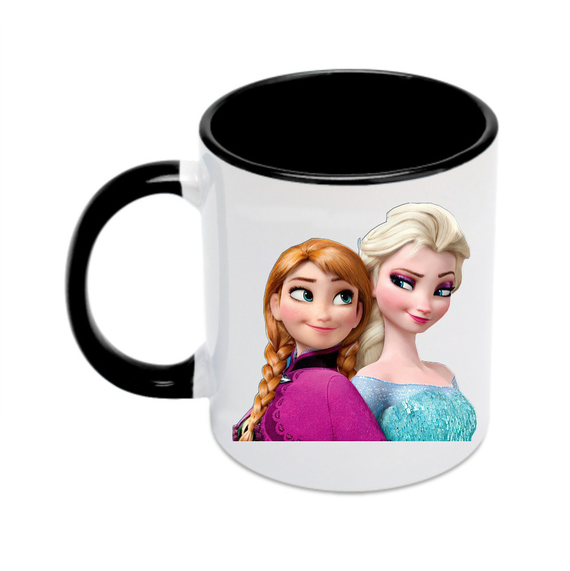 （画像用） アナと雪の女王 アンナ エルサ Frozen Anna Elsa カラーマグカップ