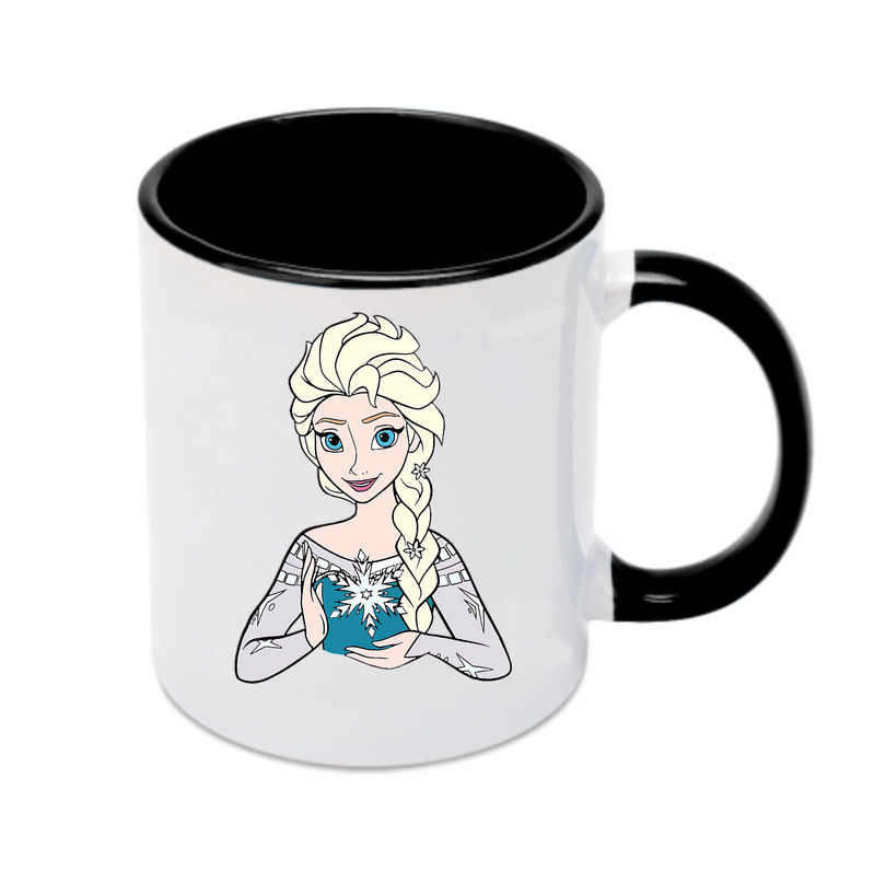 （画像用） アナと雪の女王 アンナ エルサ Frozen Anna Elsa カラーマグカップ
