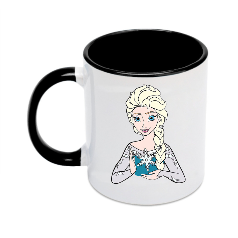 （画像用） アナと雪の女王 アンナ エルサ Frozen Anna Elsa カラーマグカップ