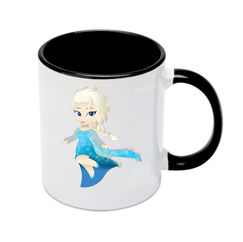 （画像用） アナと雪の女王 アンナ エルサ Frozen Anna Elsa カラーマグカップ