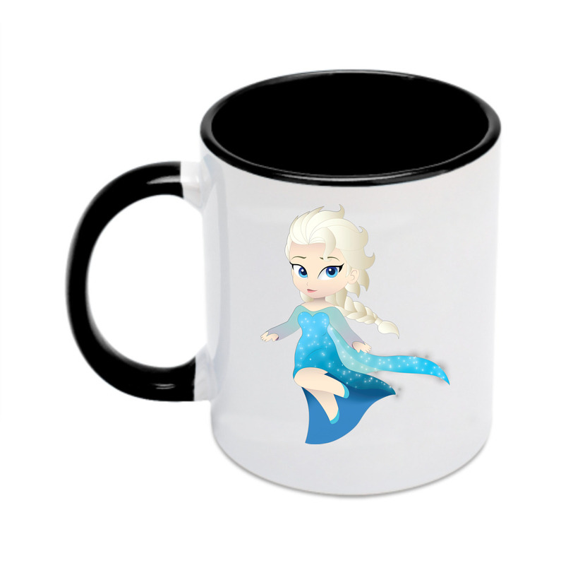（画像用） アナと雪の女王 アンナ エルサ Frozen Anna Elsa カラーマグカップ