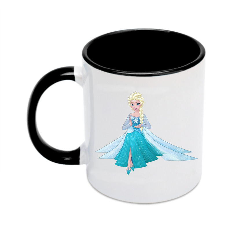 （画像用） アナと雪の女王 アンナ エルサ Frozen Anna Elsa カラーマグカップ
