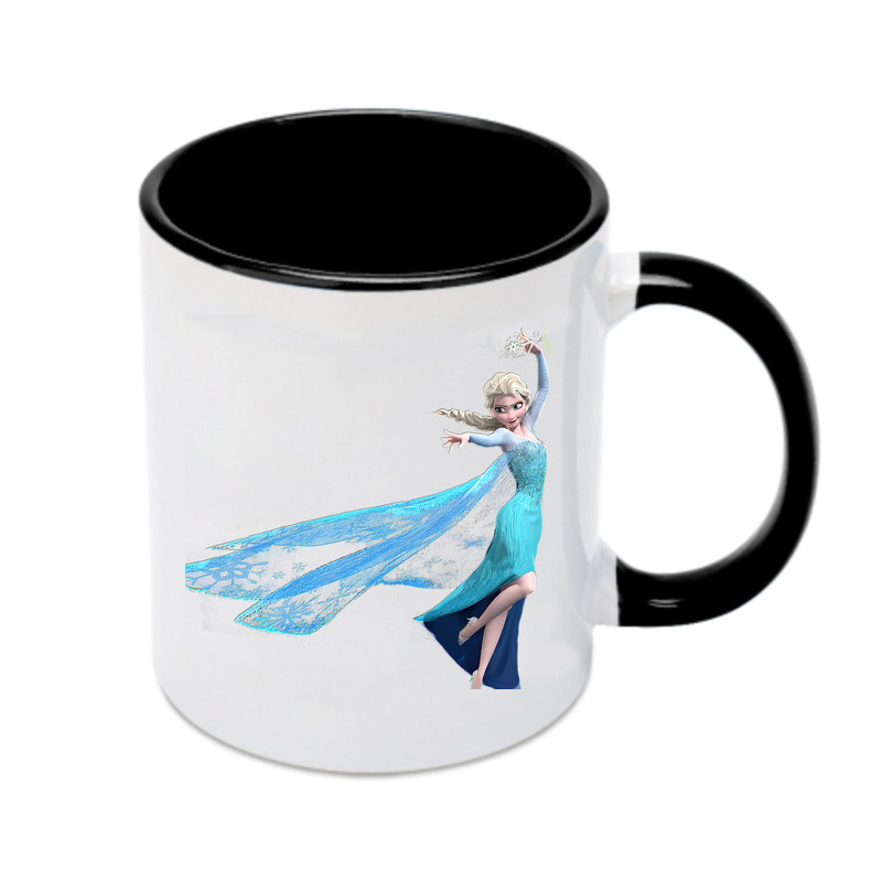 （画像用） アナと雪の女王 アンナ エルサ Frozen Anna Elsa カラーマグカップ