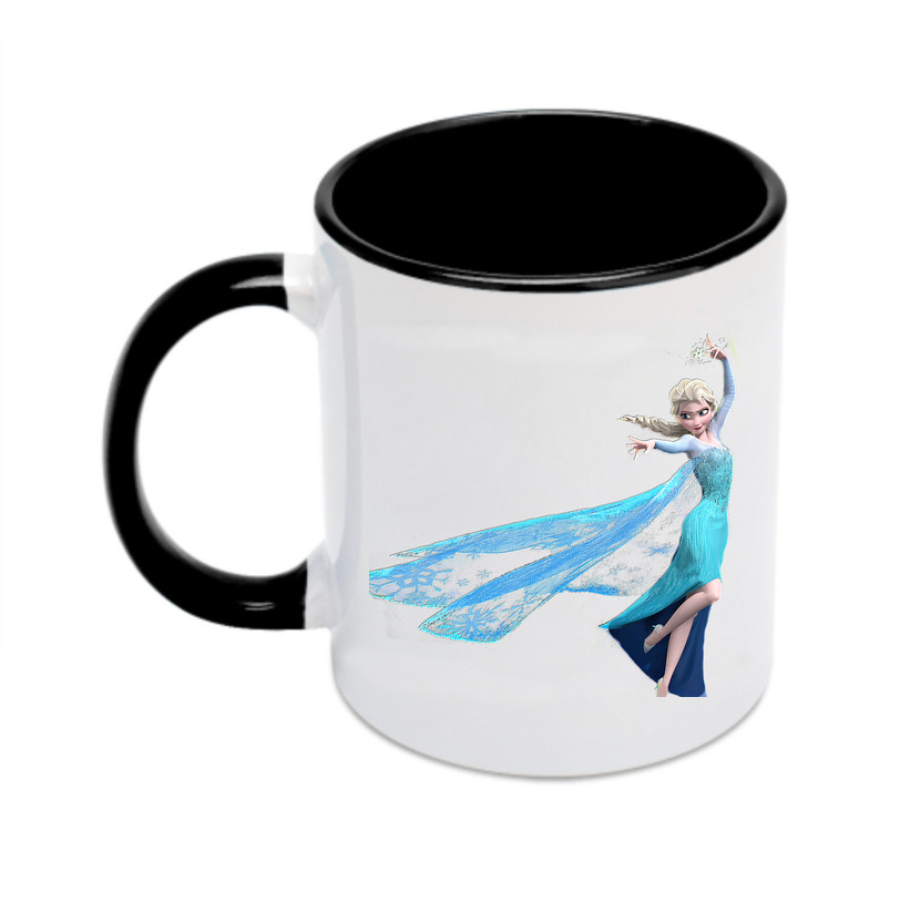 （画像用） アナと雪の女王 アンナ エルサ Frozen Anna Elsa カラーマグカップ