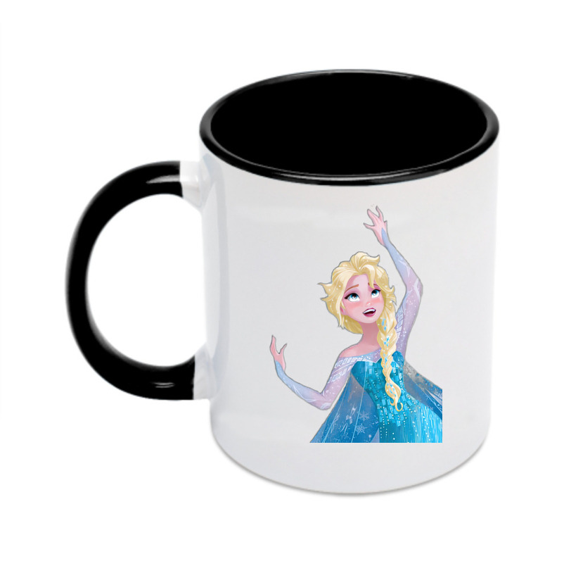 （画像用） アナと雪の女王 アンナ エルサ Frozen Anna Elsa カラーマグカップ