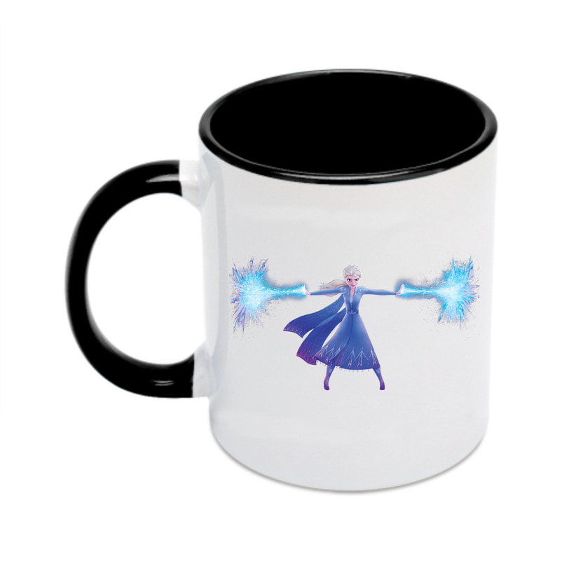 （画像用） アナと雪の女王 アンナ エルサ Frozen Anna Elsa カラーマグカップ