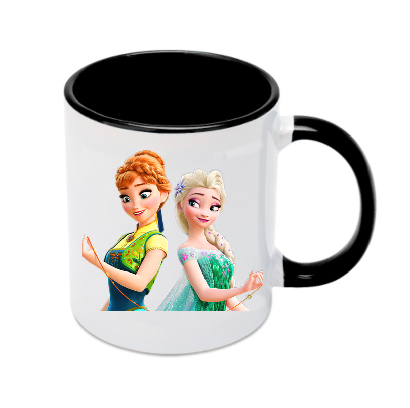 （画像用） アナと雪の女王 アンナ エルサ Frozen Anna Elsa カラーマグカップ