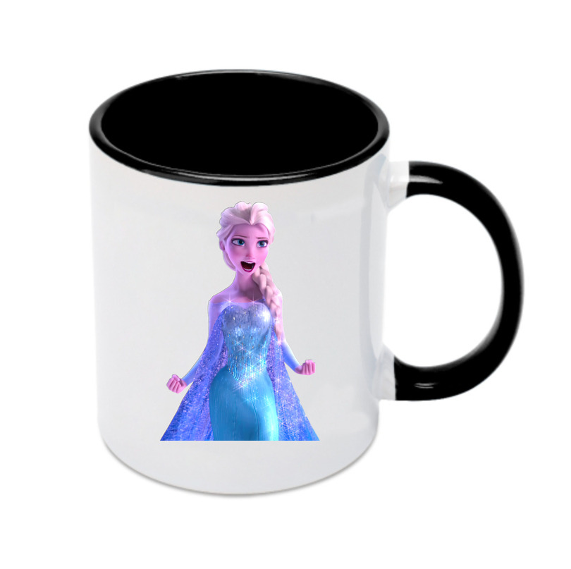 （画像用） アナと雪の女王 アンナ エルサ Frozen Anna Elsa カラーマグカップ