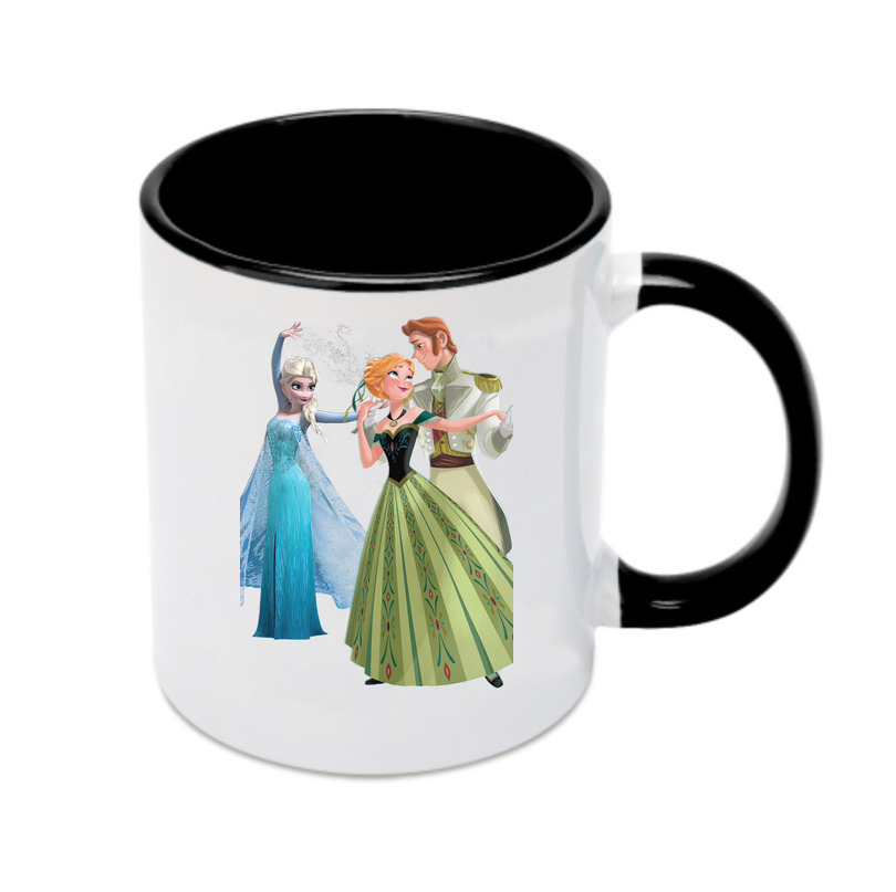 （画像用） アナと雪の女王 アンナ エルサ Frozen Anna Elsa カラーマグカップ