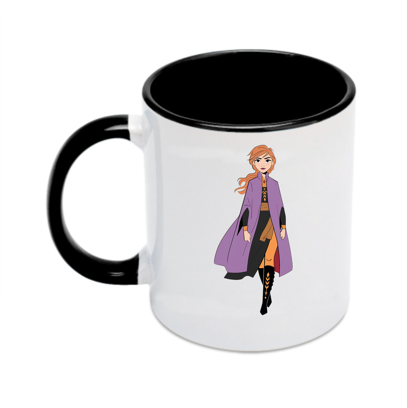 （画像用） アナと雪の女王 アンナ エルサ Frozen Anna Elsa カラーマグカップ