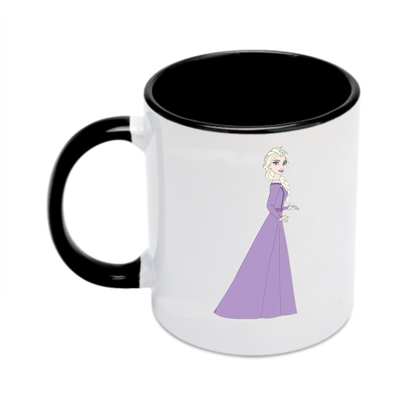 （画像用） アナと雪の女王 アンナ エルサ Frozen Anna Elsa カラーマグカップ