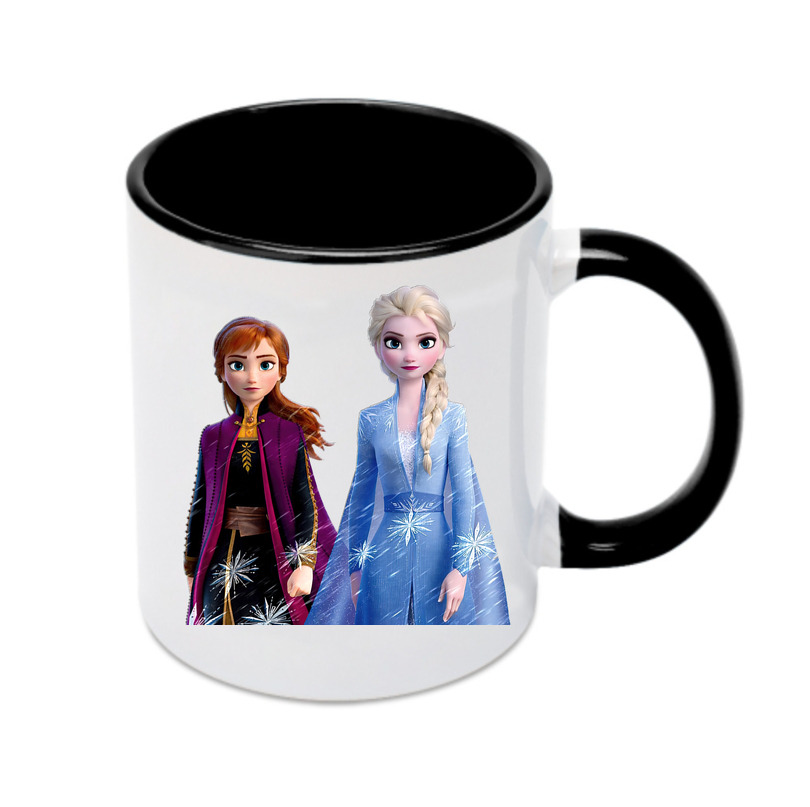（画像用） アナと雪の女王 アンナ エルサ Frozen Anna Elsa カラーマグカップ