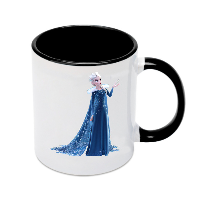 （画像用） アナと雪の女王 アンナ エルサ Frozen Anna Elsa カラーマグカップ