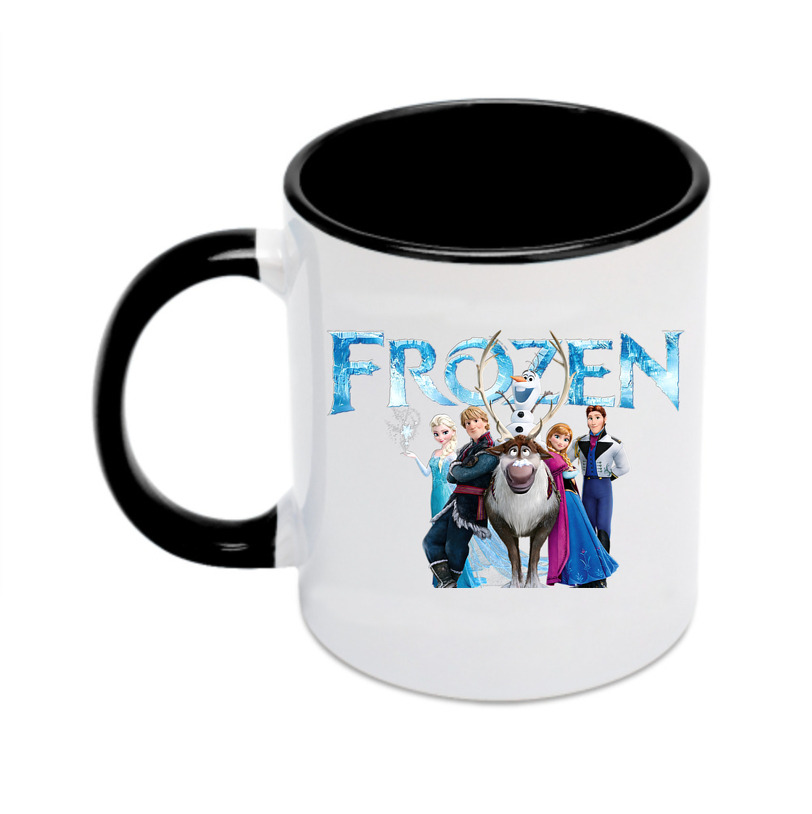 （画像用） アナと雪の女王 アンナ エルサ Frozen Anna Elsa カラーマグカップ