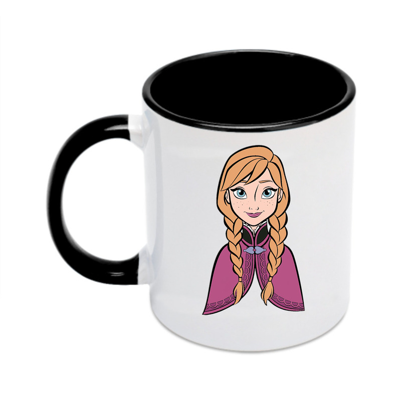 （画像用） アナと雪の女王 アンナ エルサ Frozen Anna Elsa カラーマグカップ