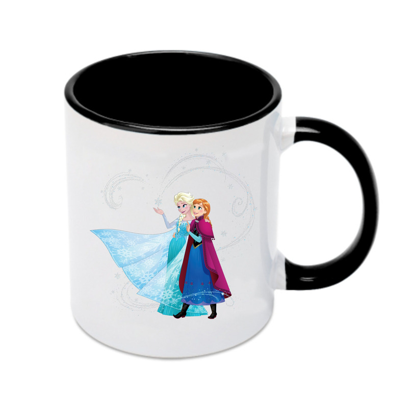 （画像用） アナと雪の女王 アンナ エルサ Frozen Anna Elsa カラーマグカップ