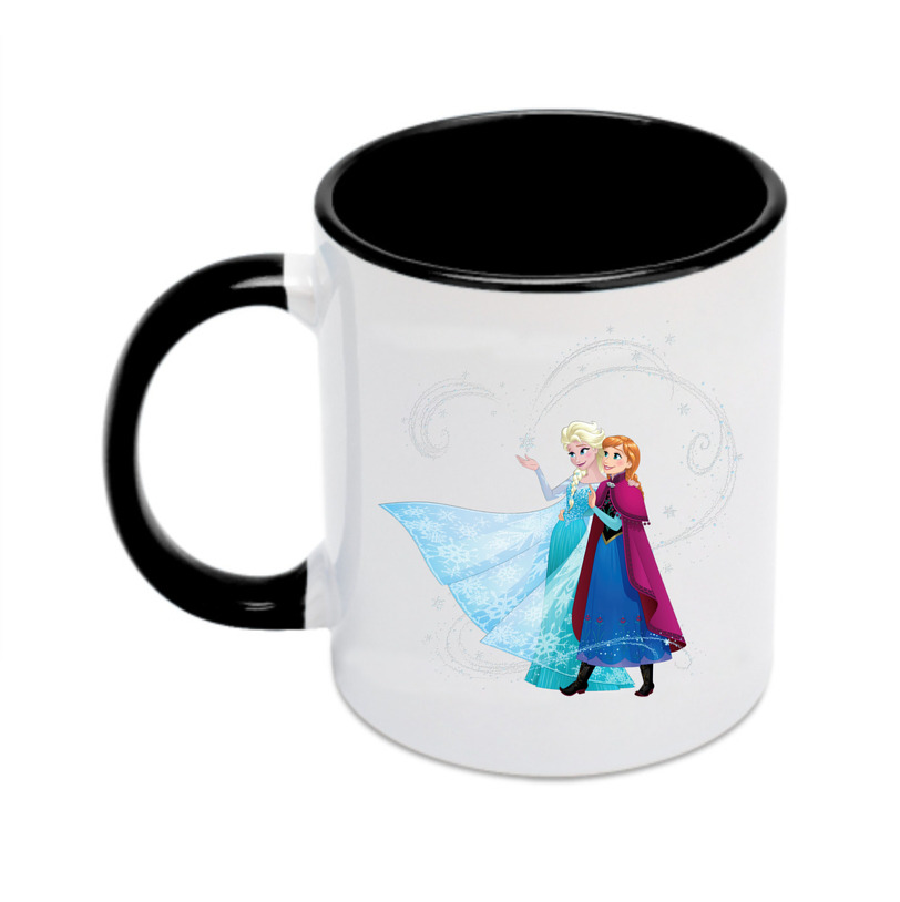 （画像用） アナと雪の女王 アンナ エルサ Frozen Anna Elsa カラーマグカップ