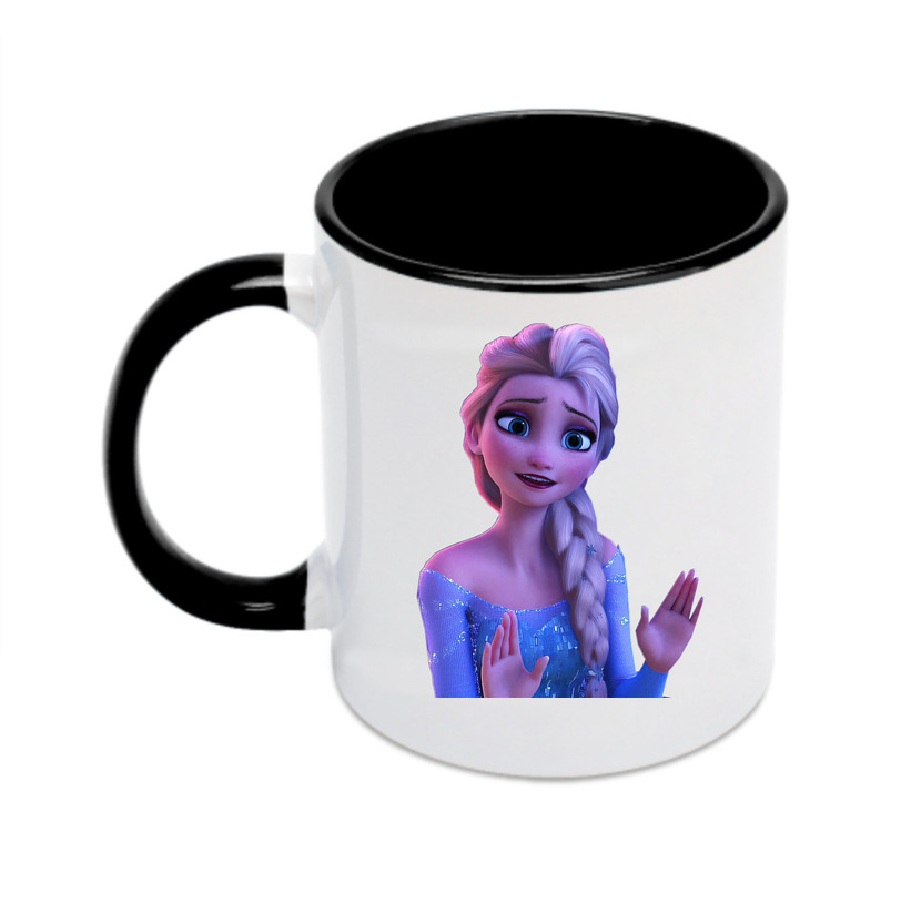 （画像用） アナと雪の女王 アンナ エルサ Frozen Anna Elsa カラーマグカップ