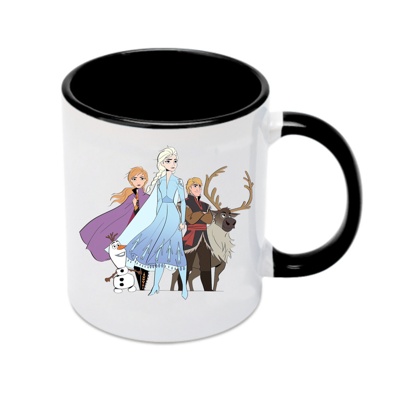 （画像用） アナと雪の女王 アンナ エルサ Frozen Anna Elsa カラーマグカップ