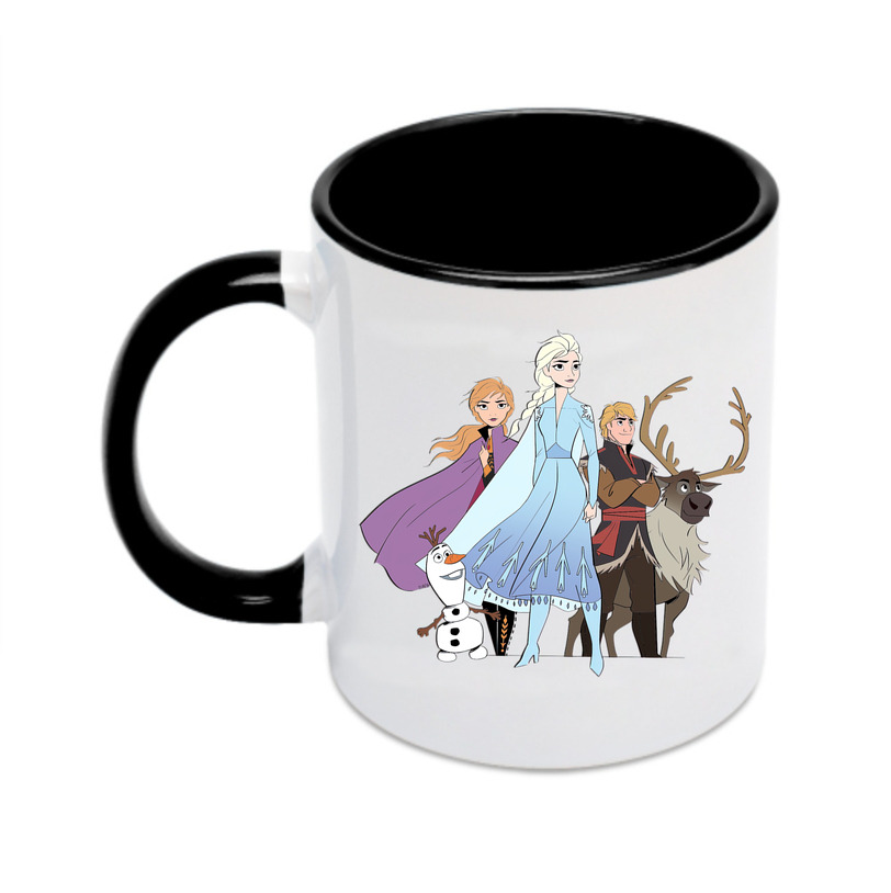 （画像用） アナと雪の女王 アンナ エルサ Frozen Anna Elsa カラーマグカップ