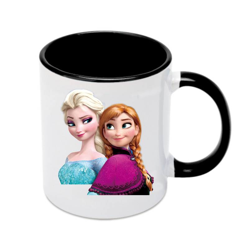 （画像用） アナと雪の女王 アンナ エルサ Frozen Anna Elsa カラーマグカップ