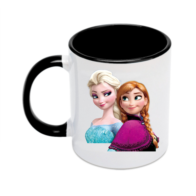（画像用） アナと雪の女王 アンナ エルサ Frozen Anna Elsa カラーマグカップ