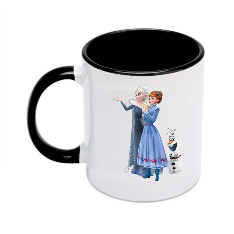 （画像用） アナと雪の女王 アンナ エルサ Frozen Anna Elsa カラーマグカップ