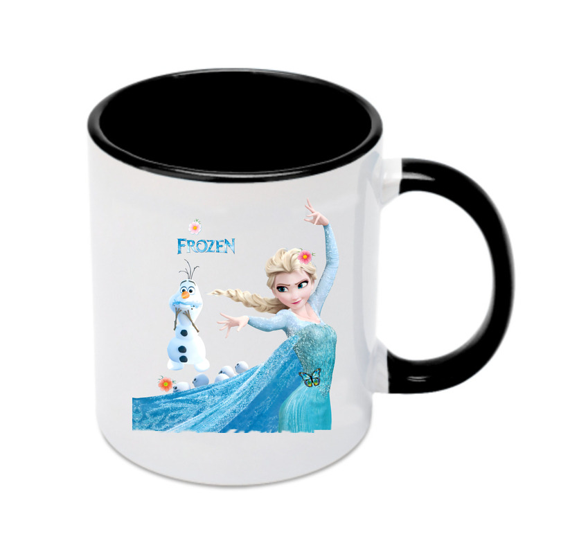 （画像用） アナと雪の女王 アンナ エルサ Frozen Anna Elsa カラーマグカップ